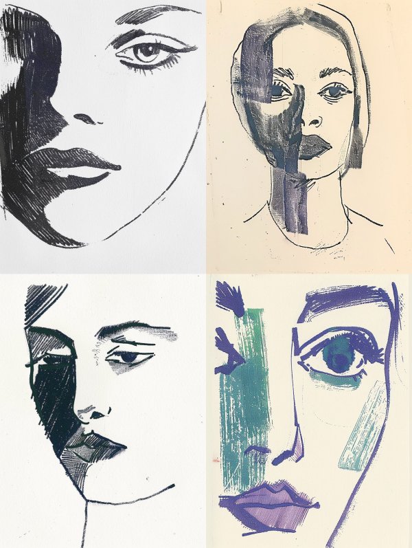 Faces of Shadow and Light