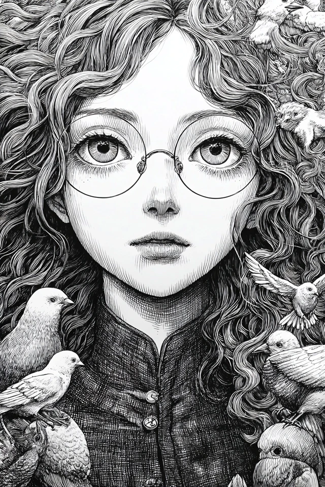 Ink Whispers of the Aviary - Image 1