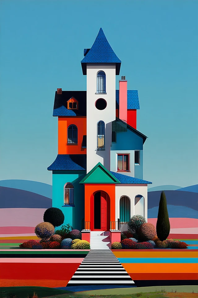 Vibrant Geometric Surrealism Collection - Image 6