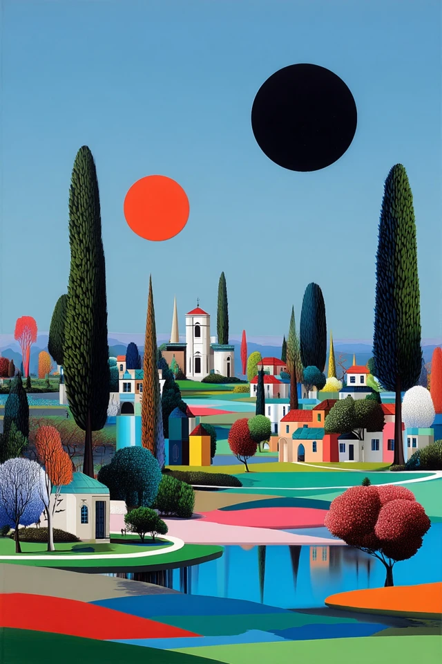 Vibrant Geometric Surrealism Collection - Image 2