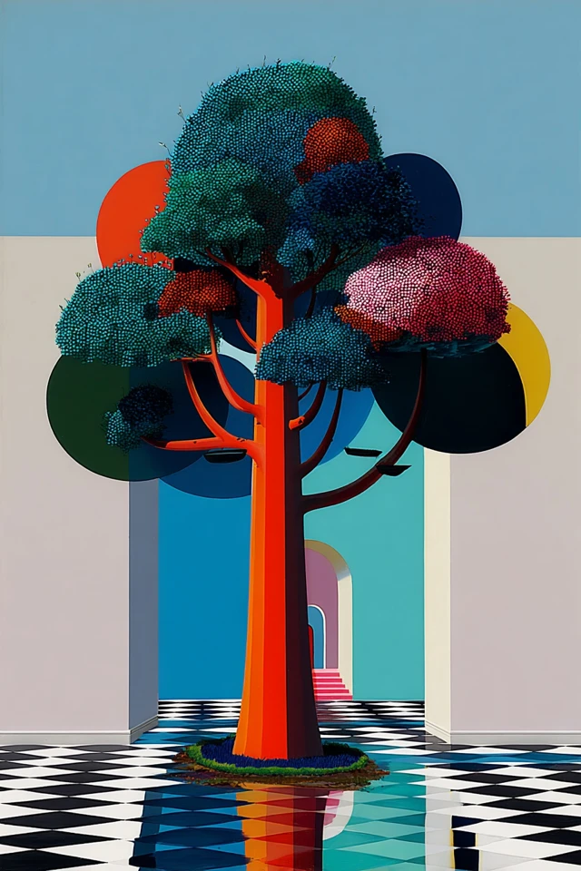 Vibrant Geometric Surrealism Collection - Image 5