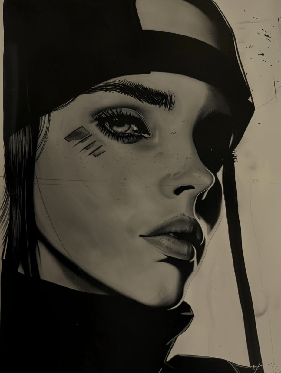 Dark Cinematic Noir Portraits - Image 1