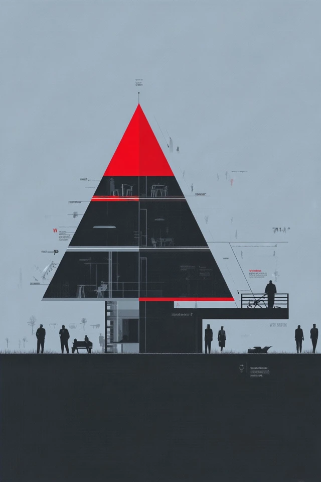 Crimson Accents in a Monochrome World - Image 6