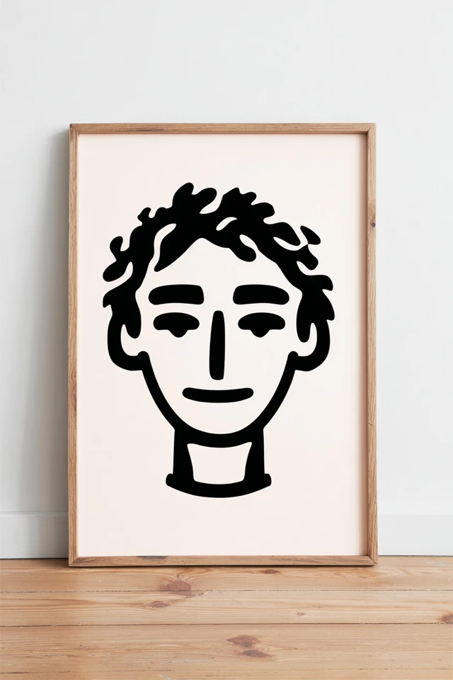 Minimalist Black and White Art Set - Image 1
