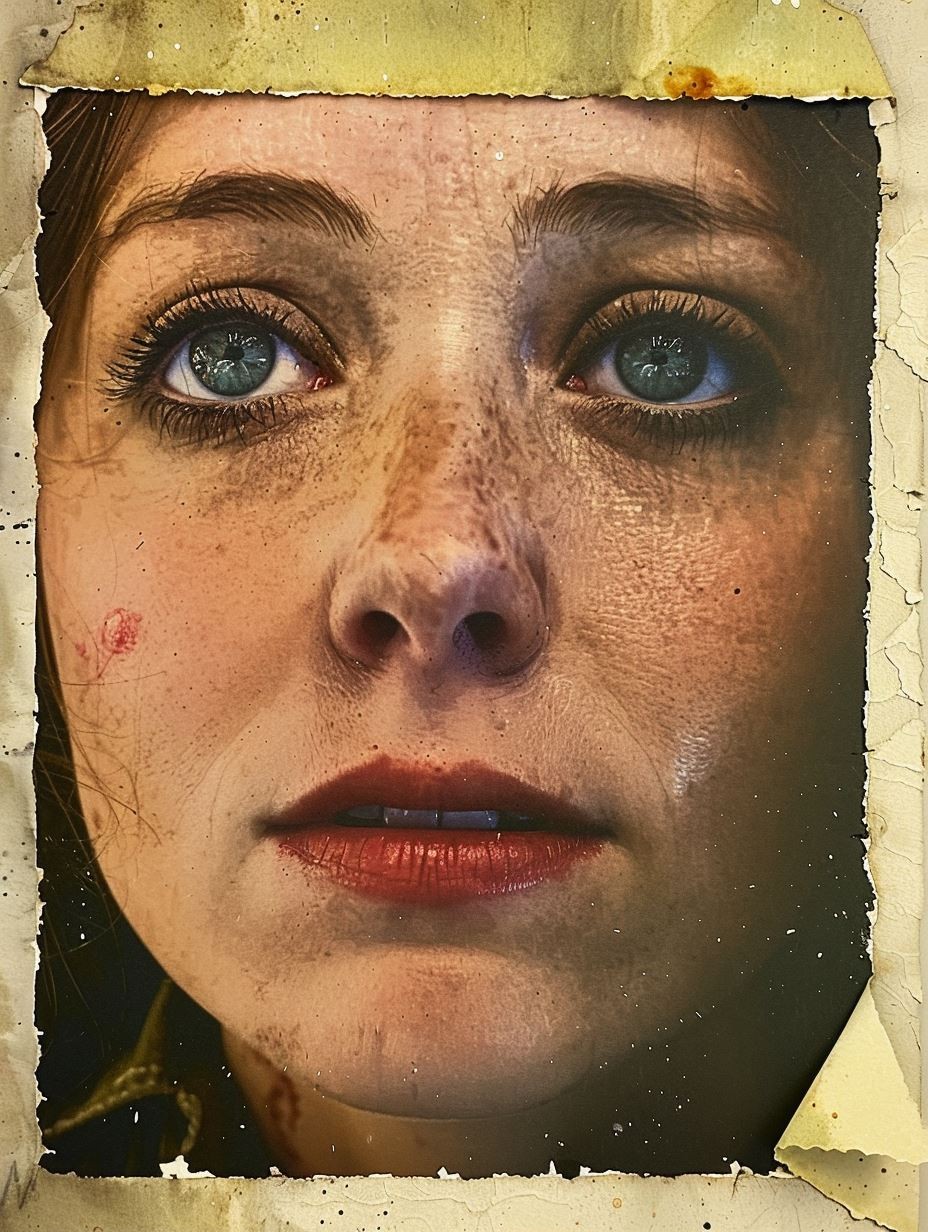 Weathered Portrait of Raw Emotion - Image 1