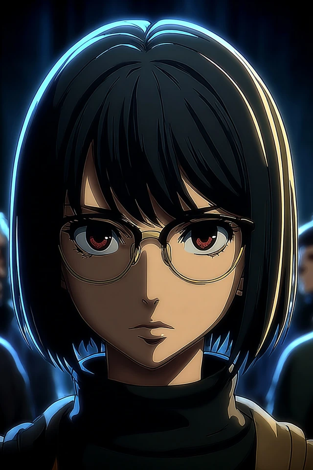 Neon Noir Anime Gaze - Image 1