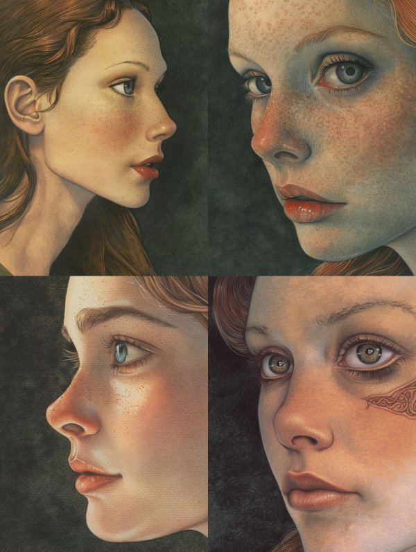 Ethereal Portraits of Quiet Contemplation