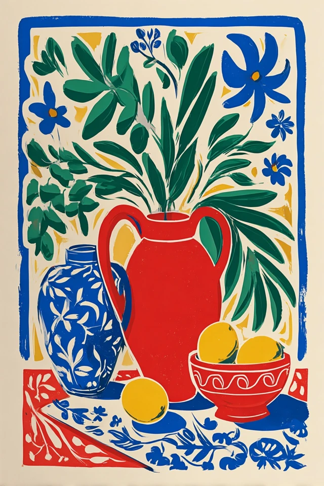 Vibrant Primary Palette Art Prints - Image 3