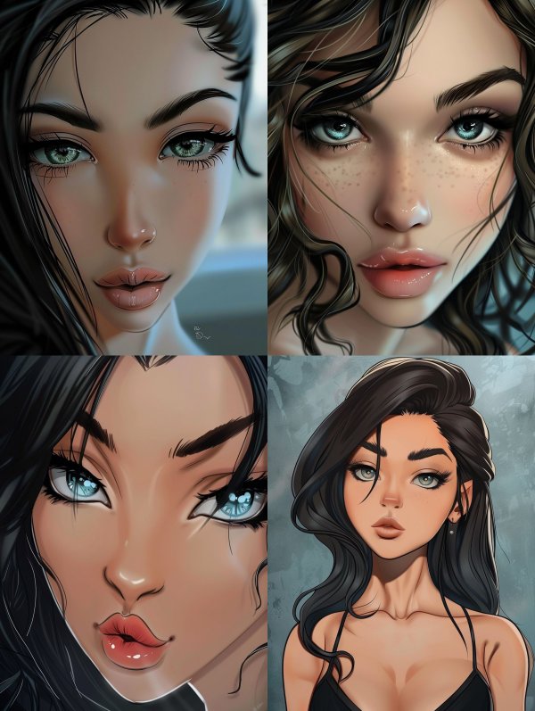 Digital Portraits of Ethereal Beauty