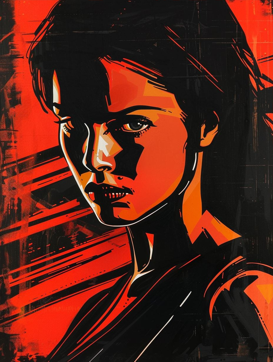 Crimson Noir Silhouette - Image 3