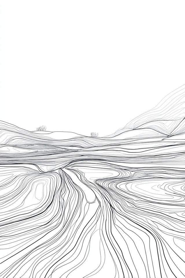 Fluid Contour Portrait - Image 2