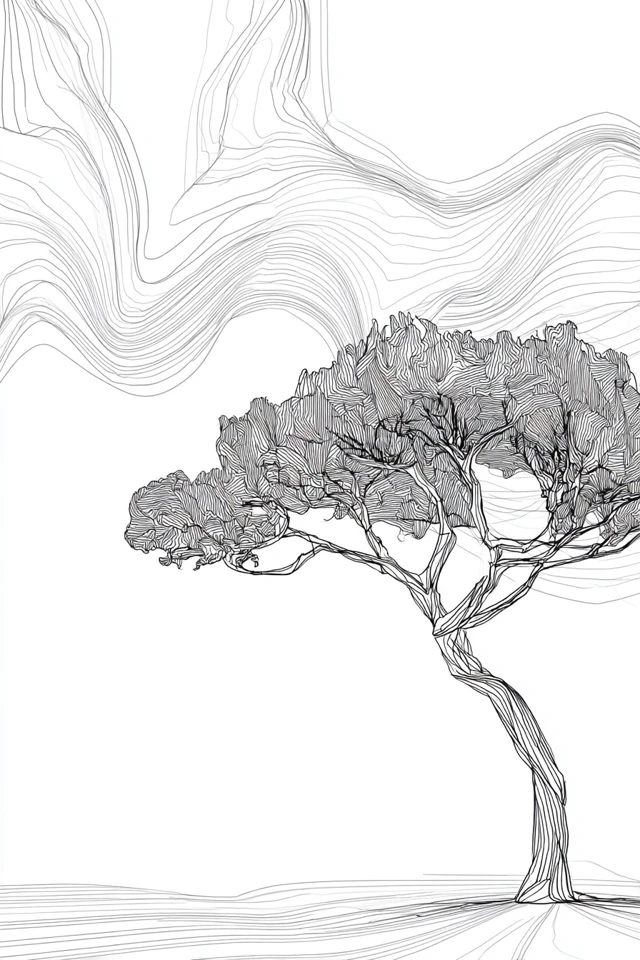 Fluid Contour Portrait - Image 5