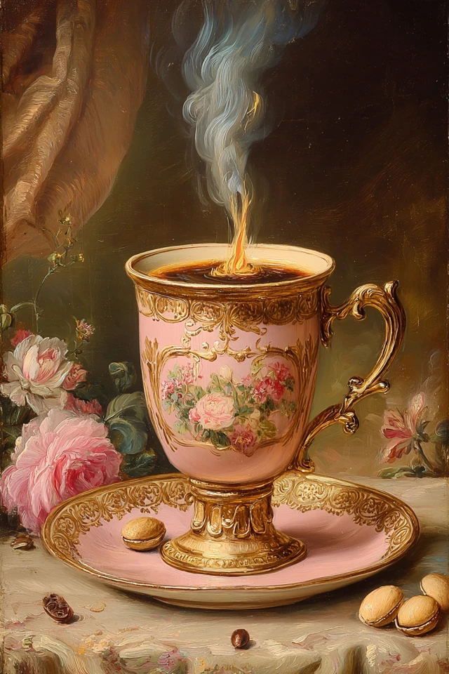 Rococo Elegance: A Four-Part Artistic Study - Image 4