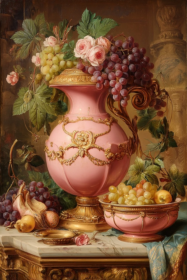 Rococo Elegance: A Four-Part Artistic Study - Image 3