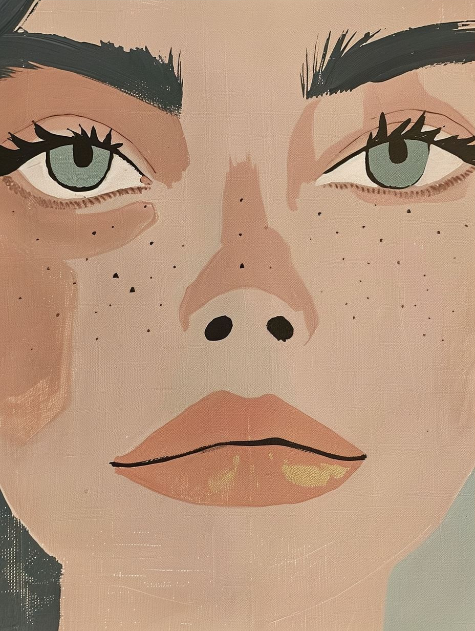 Modern Minimalist Portrait Study - Image 3