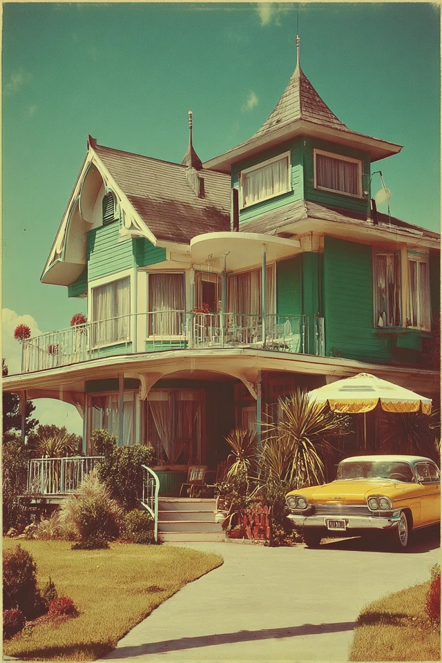 Retro Emerald Elegance - Image 6