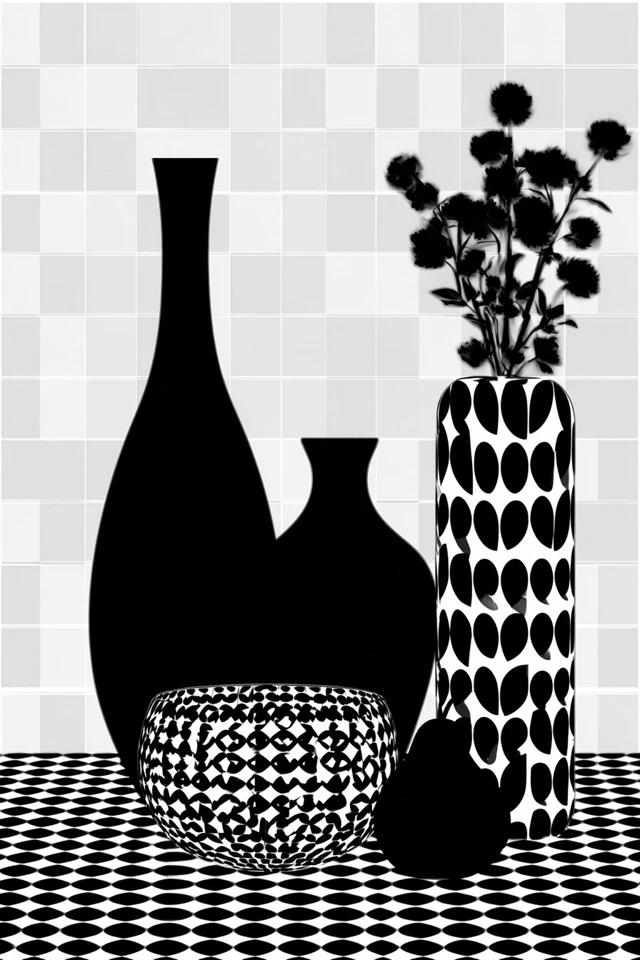 Fragmented Shadow Portrait - Image 3