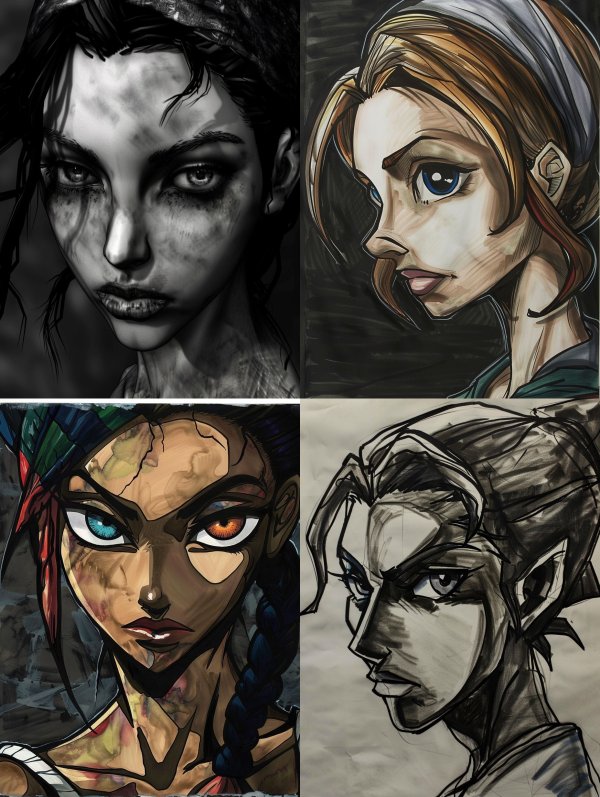 Dark Fantasy Character Concept Art