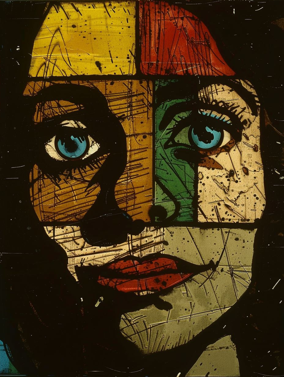 Abstract Dual Tone Portrait - Image 4