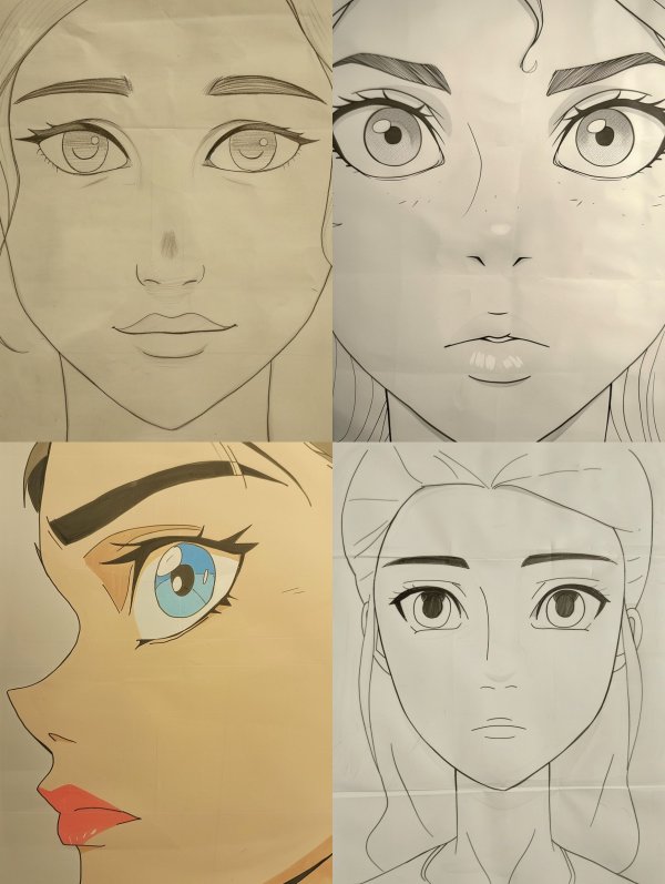 Evolution of Hand Drawn Portraits