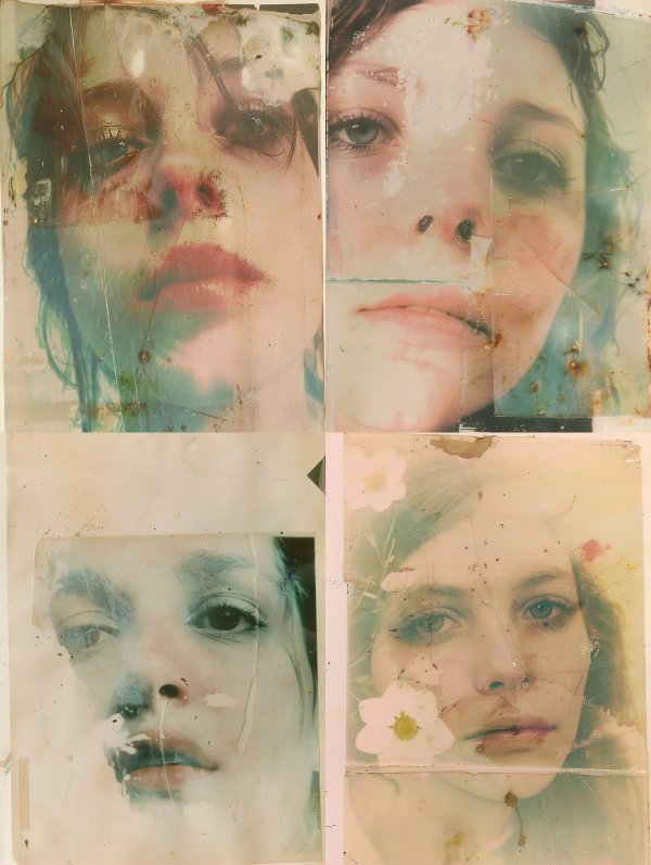 Ethereal Distorted Analog Portraits