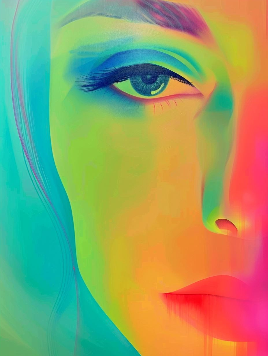 Neon Dreams: A Prism of Beauty - Image 4