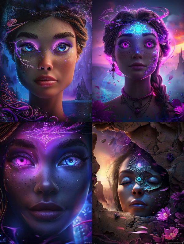 Celestial Visions of Ethereal Beings