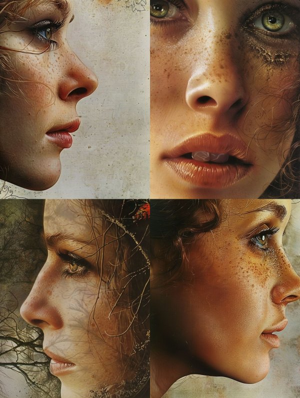 Ethereal Freckled Portrait Study