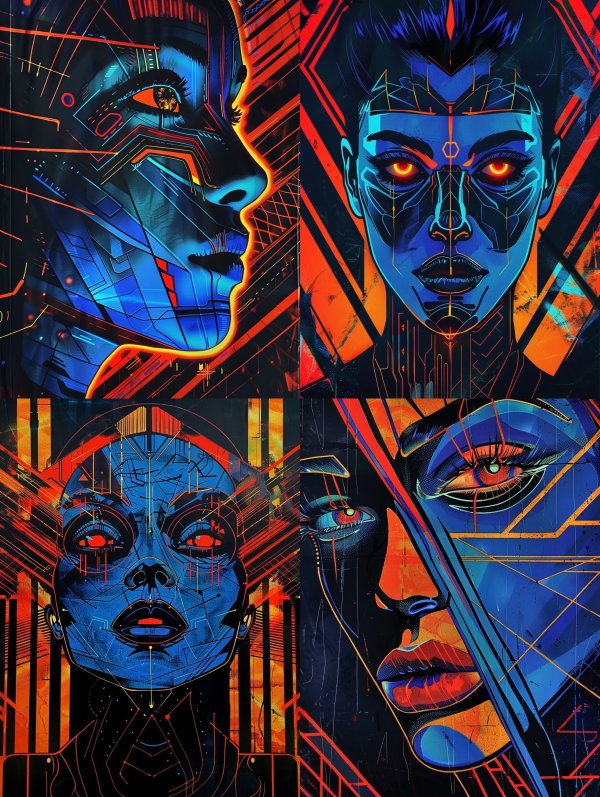Neon Circuits: The Cybernetic Soul