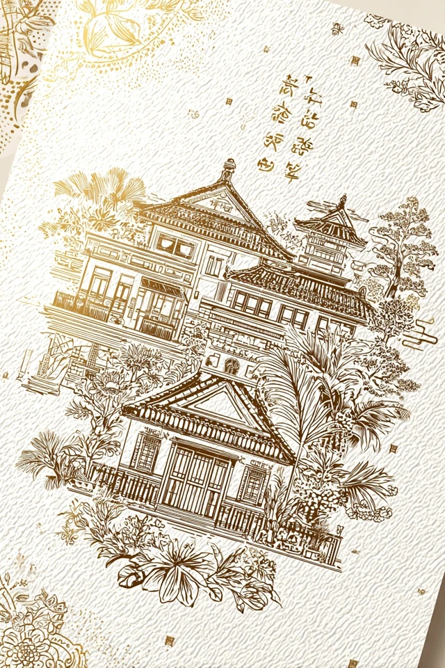 Golden Ink Etching - Image 6