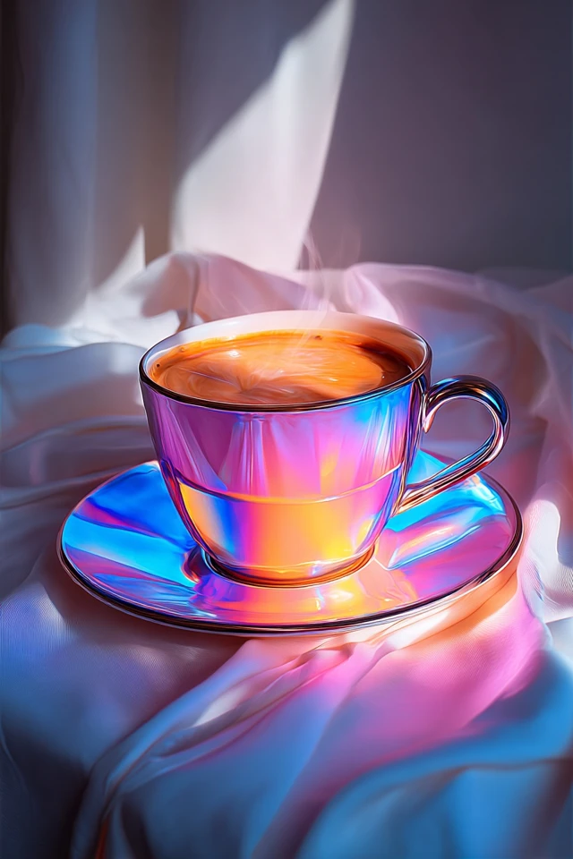 Prismatic Dreams in Neon Light - Image 4