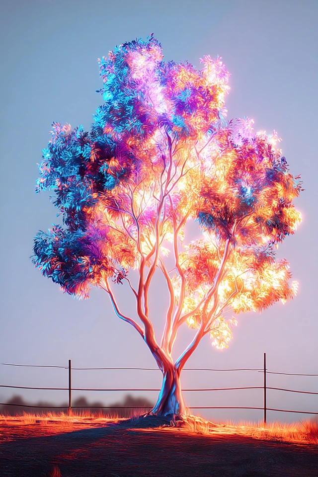 Prismatic Dreams in Neon Light - Image 5
