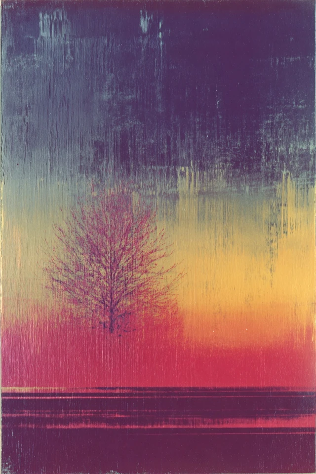 Neon Dreams in a Four-Paneled Grid - Image 5