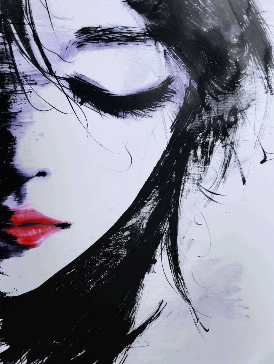 Ink Whispers: A Study of Feminine Grace - Image 2