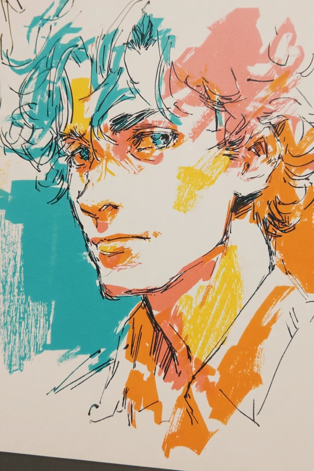 Vibrant Sketch Harmony - Image 1