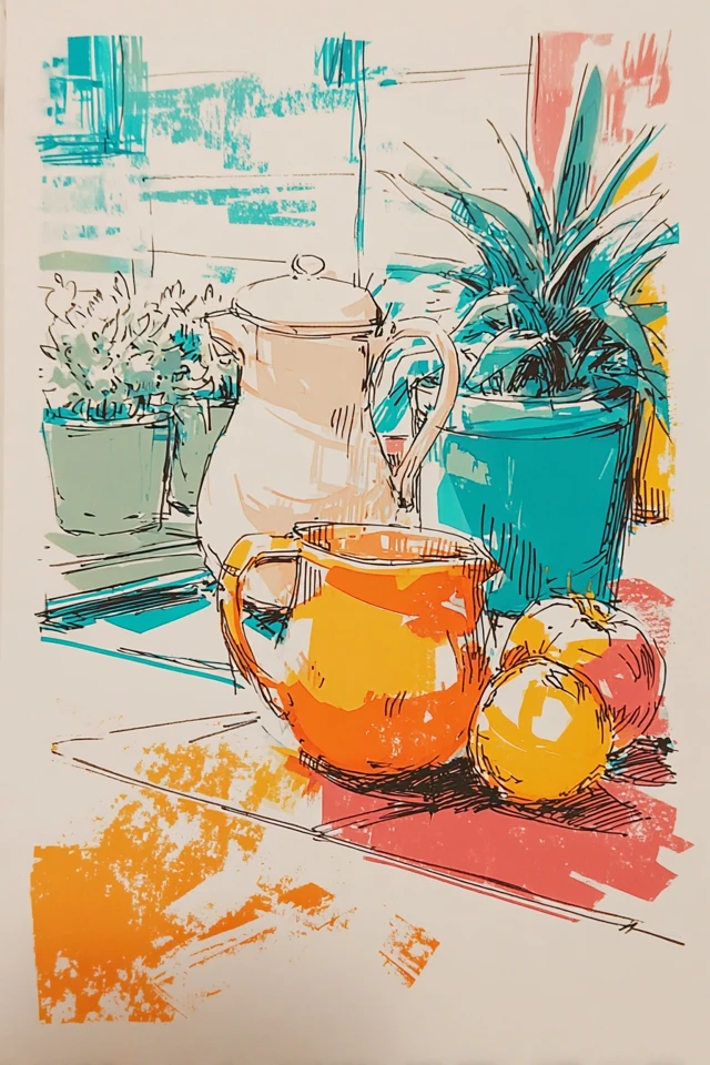 Vibrant Sketch Harmony - Image 3