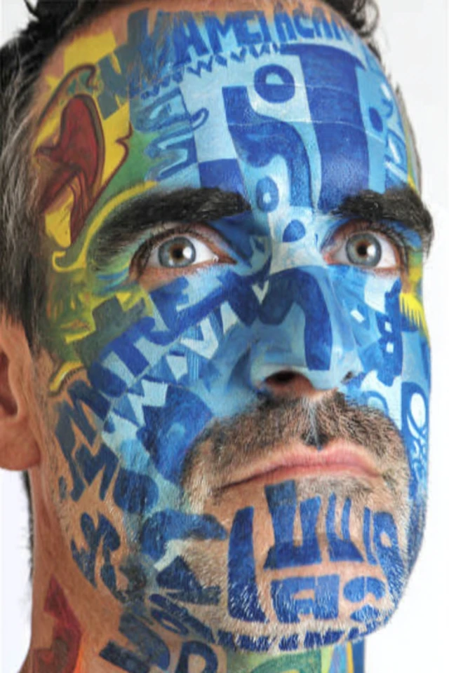Chromatic Face Canvas - Image 1