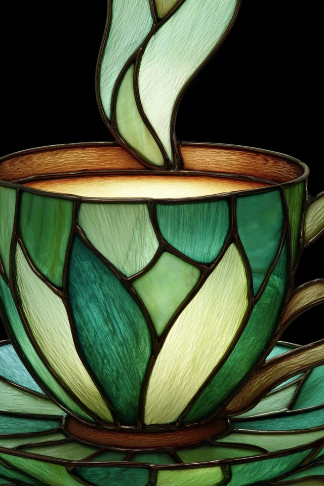 Emerald Glass Portrait - Image 4