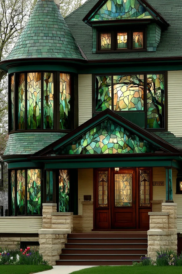 Emerald Glass Portrait - Image 6