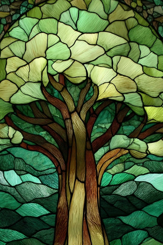 Emerald Glass Portrait - Image 5