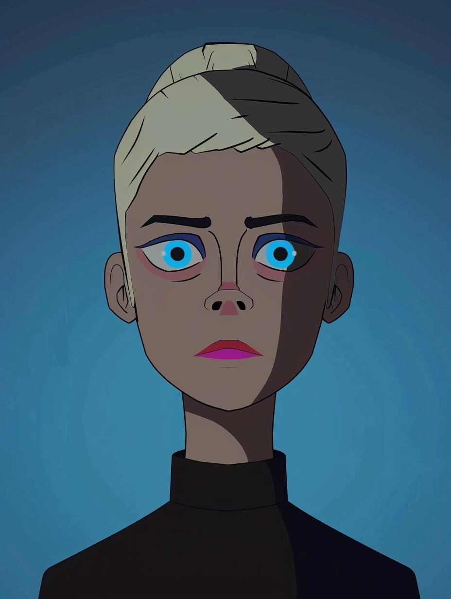 Vibrant Neo-Noir Digital Portraits - Image 1