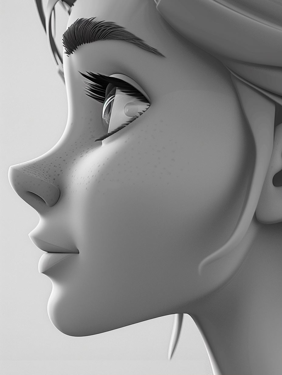 Digital Art Character Study - Image 1