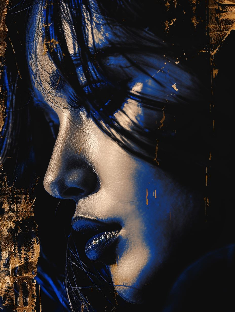 Electric Blue Noir Portraits - Image 2