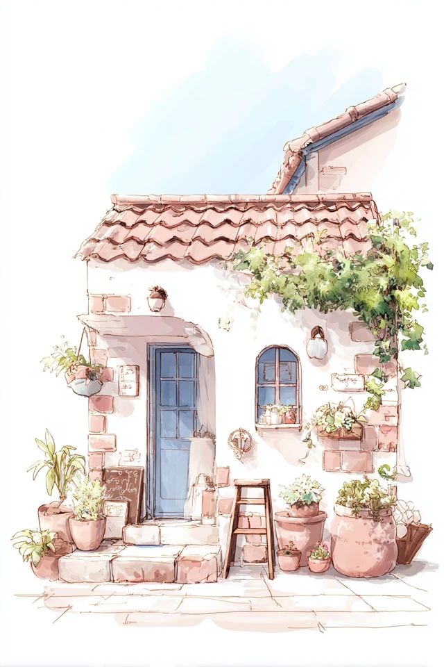 Ethereal Watercolor Portrait - Image 6