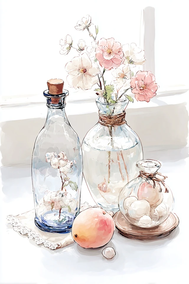 Ethereal Watercolor Portrait - Image 3
