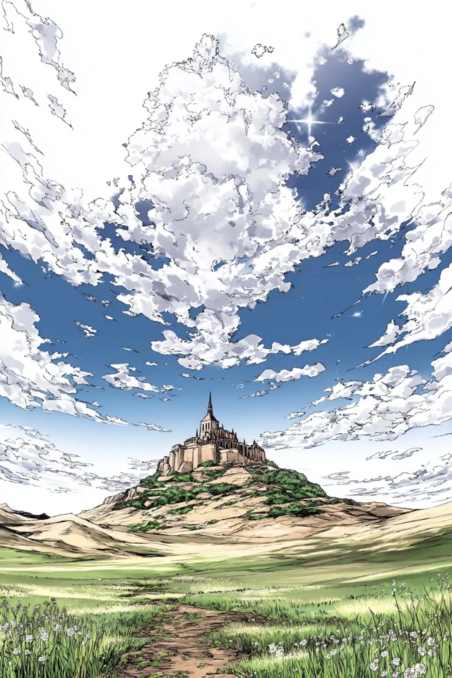 Ink Wash Anime Elegance - Image 2