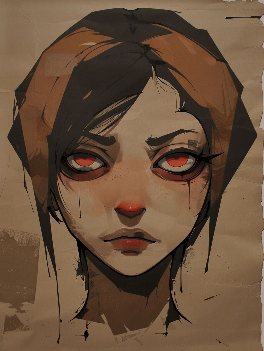 Moody Ink Sketch Portrait - Image 4