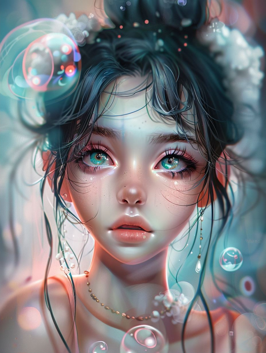 Ethereal Gaze of Crystal Dew - Image 2