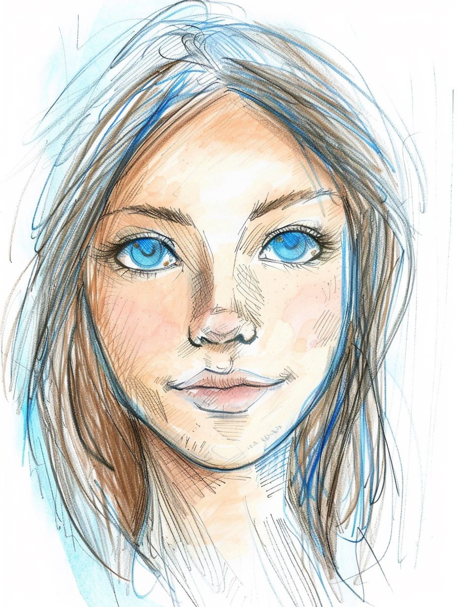 Ethereal Blue Eyed Portrait Studies - Image 2