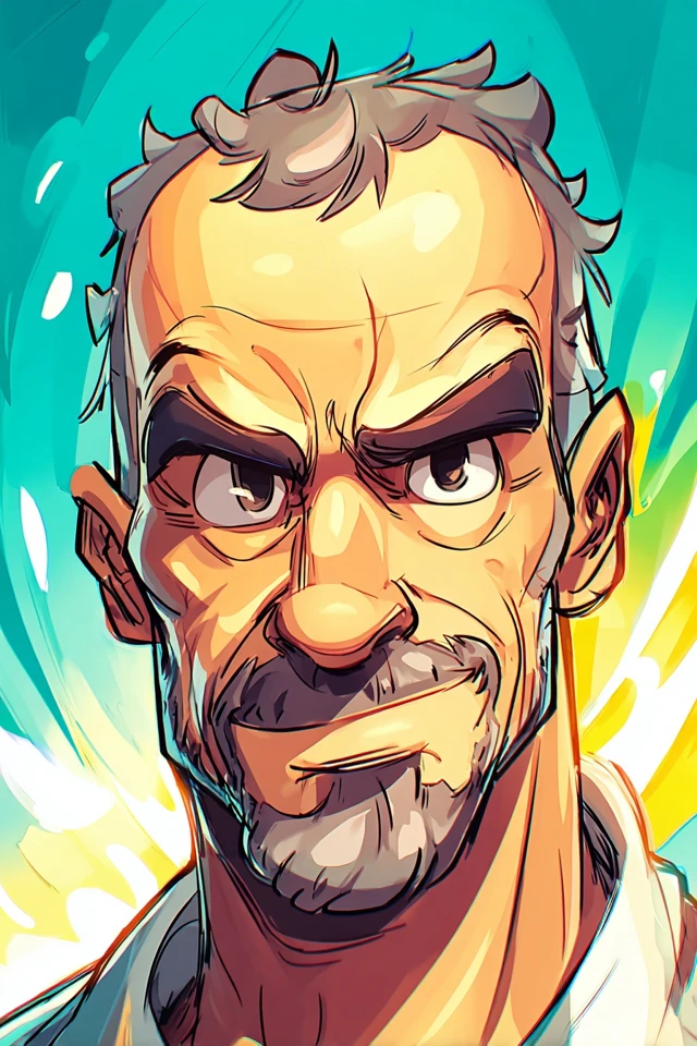 Vivid Stylized Portrait - Image 1